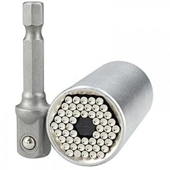 Llave de vaso Ferrestock 7 a 19 mm Acero 3/8