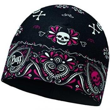 Original Buff Microfibra & Polar Gorro Buff SKULLCASH Negro Polar, Unisex, Multicolor, Adulto