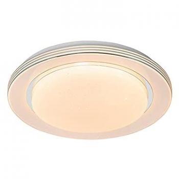 Lámpara de techo moderna blanca 38cm LED con mando a distancia - JOCHEM