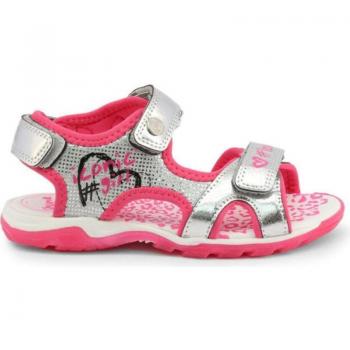 Sandalias para niñas Shone 6015-031 rosa y plata