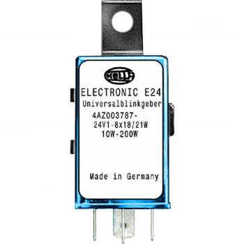 HELLA 4AZ 003 787-071 Relé de intermitencia - 24V - 4polos - montaje exterior - electrónico - con soporte