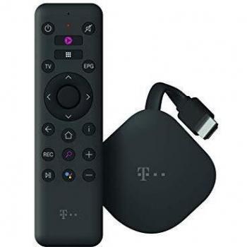 Telekom MagentaTV Stick - Reproductor Multimedia 4K UHD HDR con Wi-Fi, HDMI, Android - Negro