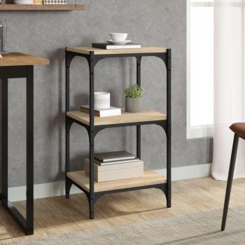 Estantería Librería Sonoma Oak 40x33x70,5 cm Madera multicapa y acero marrón