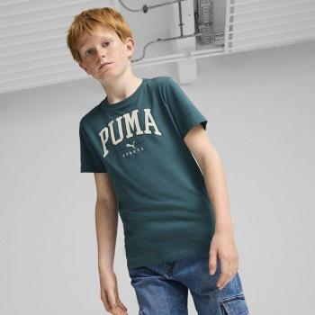 Camiseta de niños PUMA SQUAD Big Graphic Tee B Puma azul