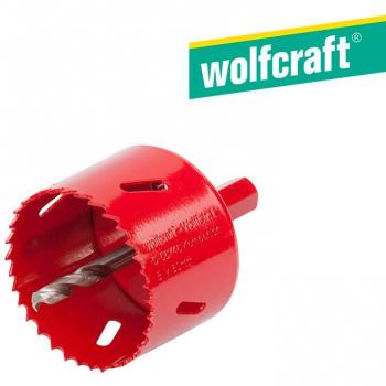 Sierra de corona bim completo con adaptador y broca piloto ø60mm Wolfcraft