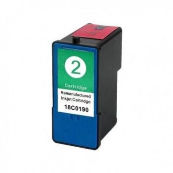 Compatible Lexmark 2 (18C0190) Tricolor Remanufactured Ink Cartridge