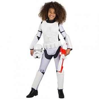Girls Stormtrooper Fancy Dress Costume Medium