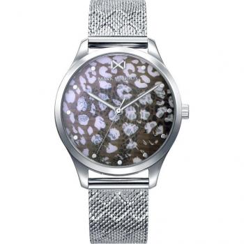 Reloj Mark Maddox Shibuya MM0127-07 para Mujer con Esfera de Tres Agujas y Correa de Malla Milanesa de Acero
