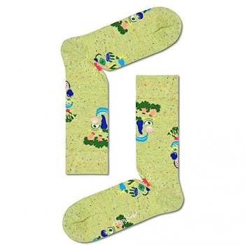Calcetines Largos Estampados Originales Healthy Glow para Hombre Talla 41-46 - Beige, Rojo, Azul Claro, Azul, Verde Oscuro