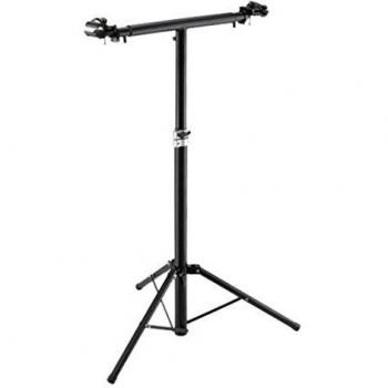 MSC MT206C2 - Caballete de reparacióntaller para 2 Bicicletas, Color Negro