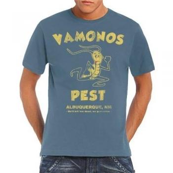 Touchlines T-Shirt Vamonos Pest - Camiseta Hombre, color azul, talla S