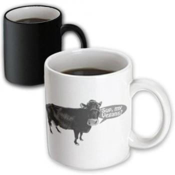 Mensuk mug_13205_3 R McDowell Graphics Funny - Sup My Vegans - Mugs - 11oz Magic Transforming Mug