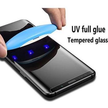 Protector Pantalla UV Nano Tech Full Glue para Galaxy S8 Plus - Cristal Templado UV Curvo, Pantalla Completa