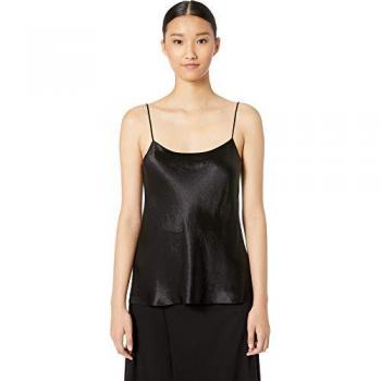Vince Women's Black Satin Cami Top - Size Large
