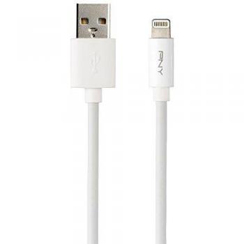 PNY cable Lightning blanco 3 m