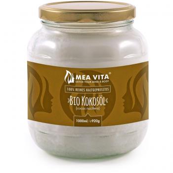 Aceite puro de coco virgen extra orgánico MeaVita 1 Litre