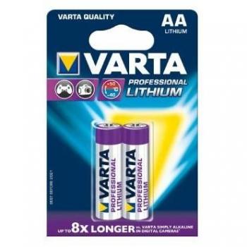 Batería AA de Litio Varta 1.5V 2900mAh (2 unidades)
