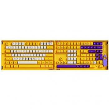 Akko Los Angeles Theme 158 Keys ASA Profile PBT, Juego de Teclas de Doble-Shot para Teclados Mecánicos con Caja de Colección