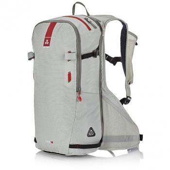 Mochila ARVA Tour 25L gris, mochila de senderismo y esquí, capacidad de 25 litros, diseño ergonómico, material resistente al agua, sistema de transporte cómodo, compartimento para pala y sonda, compatible con