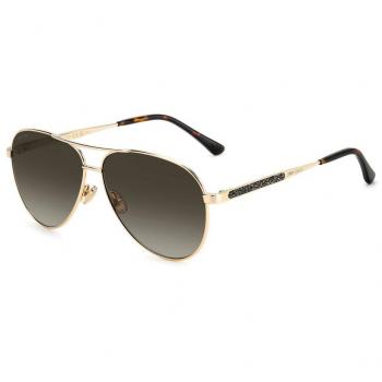Jimmy Choo Women's Jimena 60MM Gold Aviator Sunglasses - Size: One Size