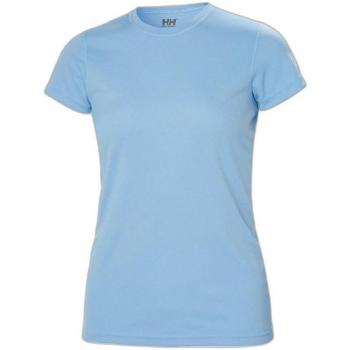 Camiseta Azul Técnica Helly Hansen Mujer Bright Blue