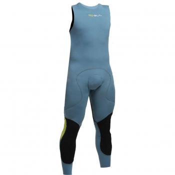 2018 GUL CODE ZERO 1MM FLATLOCK LONG JOHN Wetsuit PEWTER CZ4309-B2 Wetsuit Sizes - Large