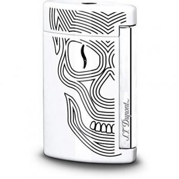 S.T. Dupont D-010512 Minijet - Mechero, diseño de Calavera Blanca