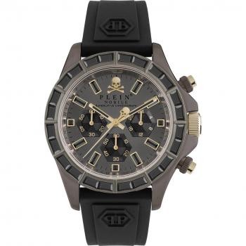 Philipp Plein Nobile Racing Superlative Watch, Black male, ONE SIZE, Silicone