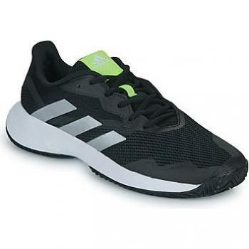 Adidas CourtJam Control 22 Zapatillas de Tenis para Hombre en Negro y Plata