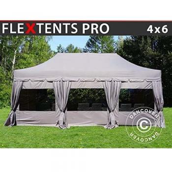 Carpa Plegable Rápida FleXtents Pro 'Pico' 4x6m Color Latte