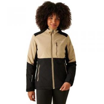 Regatta Women's Kelora Insulated Waterproof Jacket Black/Warm Taupe Size 14