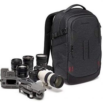 Manfrotto Pro Light Backloader S, Mochila Profesional para Cámara, Acceso Superior y Posterior, Doble Enganche para el Trípode, Mochila Acolchada con Divisores Intercambiables, Color Negro