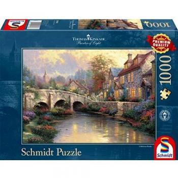 Puzzle 1000 Piezas Thomas Kinkade: Puente Antiguo