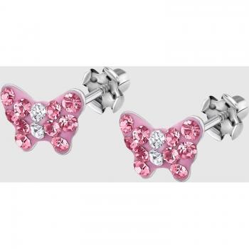 Pendientes Mariposa Time Road WS02476 Plata, Infantil