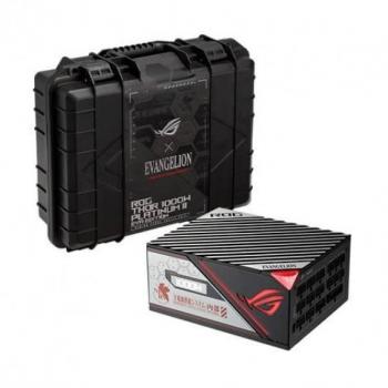 ASUS ROG Thor 1000P2 EVA Edition Fuente de Alimentación ATX 1000W, Certificación 80 PLUS Platinum, Iluminación Aura Sync RGB, OLED Power Display, Protecciones de Seguridad,