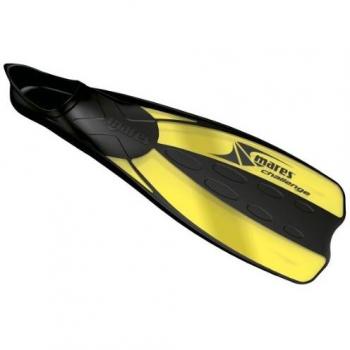 Mares Schnorchelflosse Challenge Aletas, Unisex, Amarillo