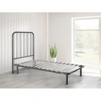 Cabecero de Forja Domi Negro 105 cm - Hierro Tubo 30 mm, Altura Máxima 125 cm