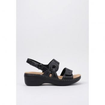 Clarks Merliah Opal Sandalia con Cuña Mujer Negro