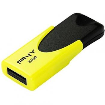 PNY N1 Attaché  - Memoria USB de 32 GB, color amarillo