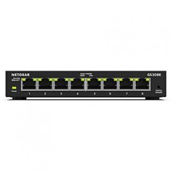 NETGEAR 8 Port Gigabit Ethernet Plus Network Switch