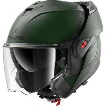 Casco Modular Shark Oxo Blank Verde Mate L