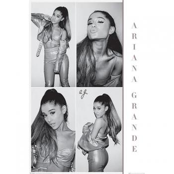 Póster Ariana Grande Blanco y Negro 61 x 91,5 cm