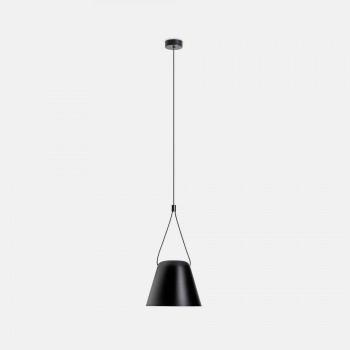 Lámpara colgante decorativa Attic de Aluminio negro mate 1 bombilla E27 250cm