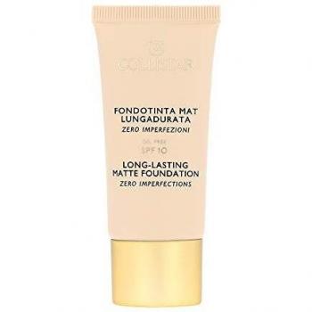 Collistar Maquillaje Mate De Larga Duración Cero Imperfecciones Sin Aceite - Spf 10-30 ml