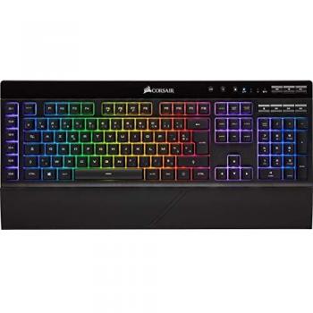 Teclado Gaming Corsair K57 RGB Inalámbrico con Tecnología SLIPSTREAM y Retroiluminación LED RGB - Azerty Francés Negro