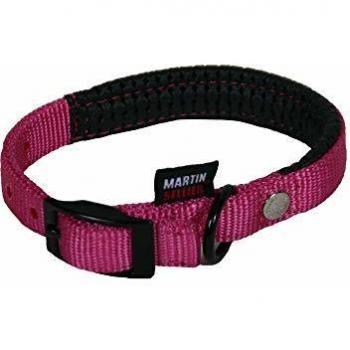 Martin sellier collar confort nylon 934 rosa 16mm 35cm