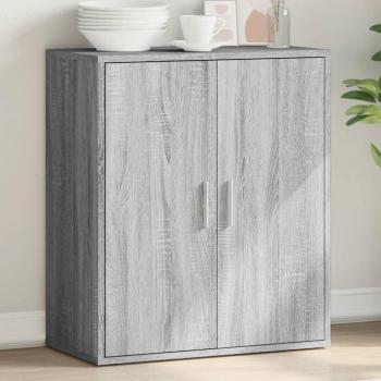 Armario Sonoma de madera multicapa gris 79x38x80 cm