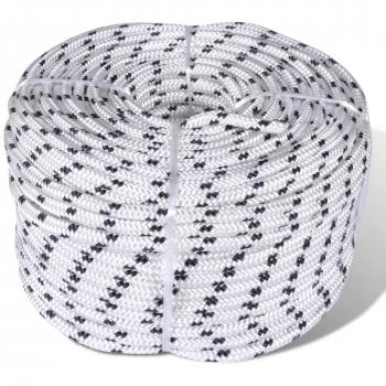 vidaXL 12mm x 50m Polyester Braided Rope Coil Boat Line