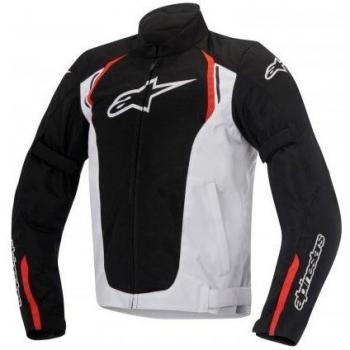 Chaqueta moto Alpinestars Ast Air Textile Negro Blanco Rojo, Negro/Blanco/Rojo, 3XL