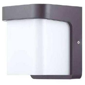 Aplique de pared exterior gris antracita E27 18W Sabik